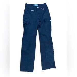 Disclosure Indigo Navy‎ Cargo Pants Women’s Size 0 Summer Y2K Streetwear